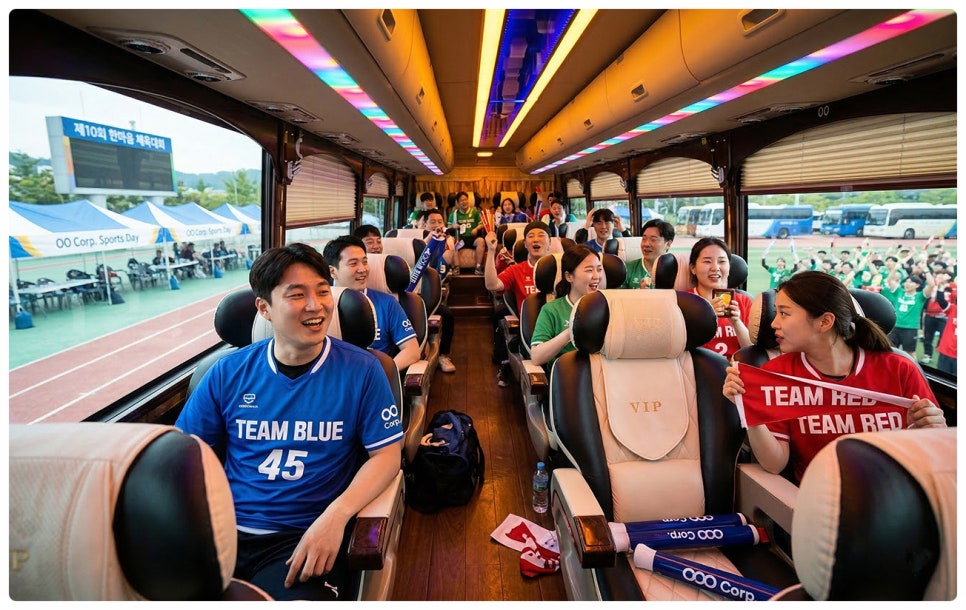 체육대회 버스대절 담당자가 먼저 확인하면 일정이 편해지는 기준