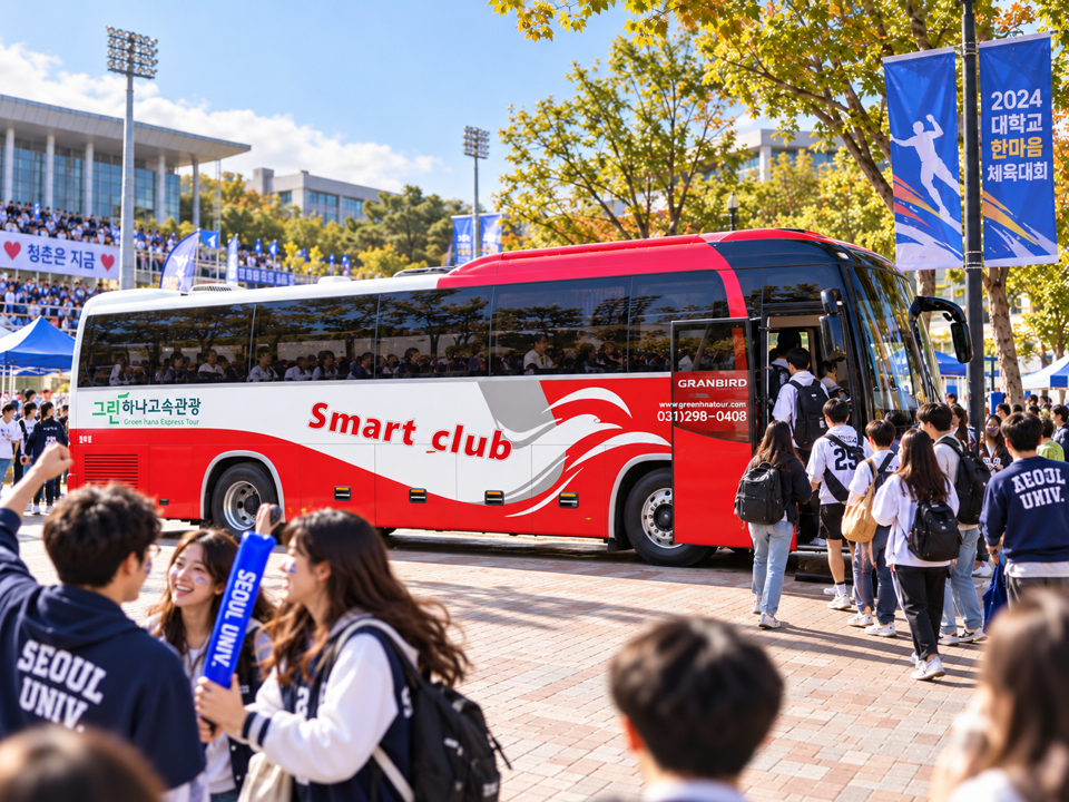 대학교 축제 체육대회 버스, 참가 인원보다 실제 탑승자부터 보는 이유